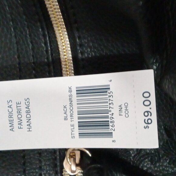 Rossetti Ladies-Crossbody Black Leather Purse Medium NWT 69 USA dollars - Picture 8 of 10